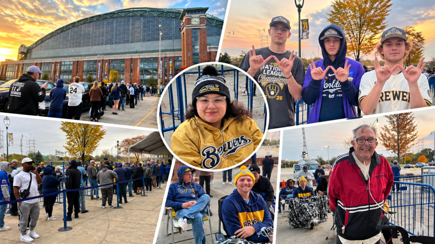 🧢'The early bird gets the merch': Brewers fans line up for World Series gear — Bayside Community news
